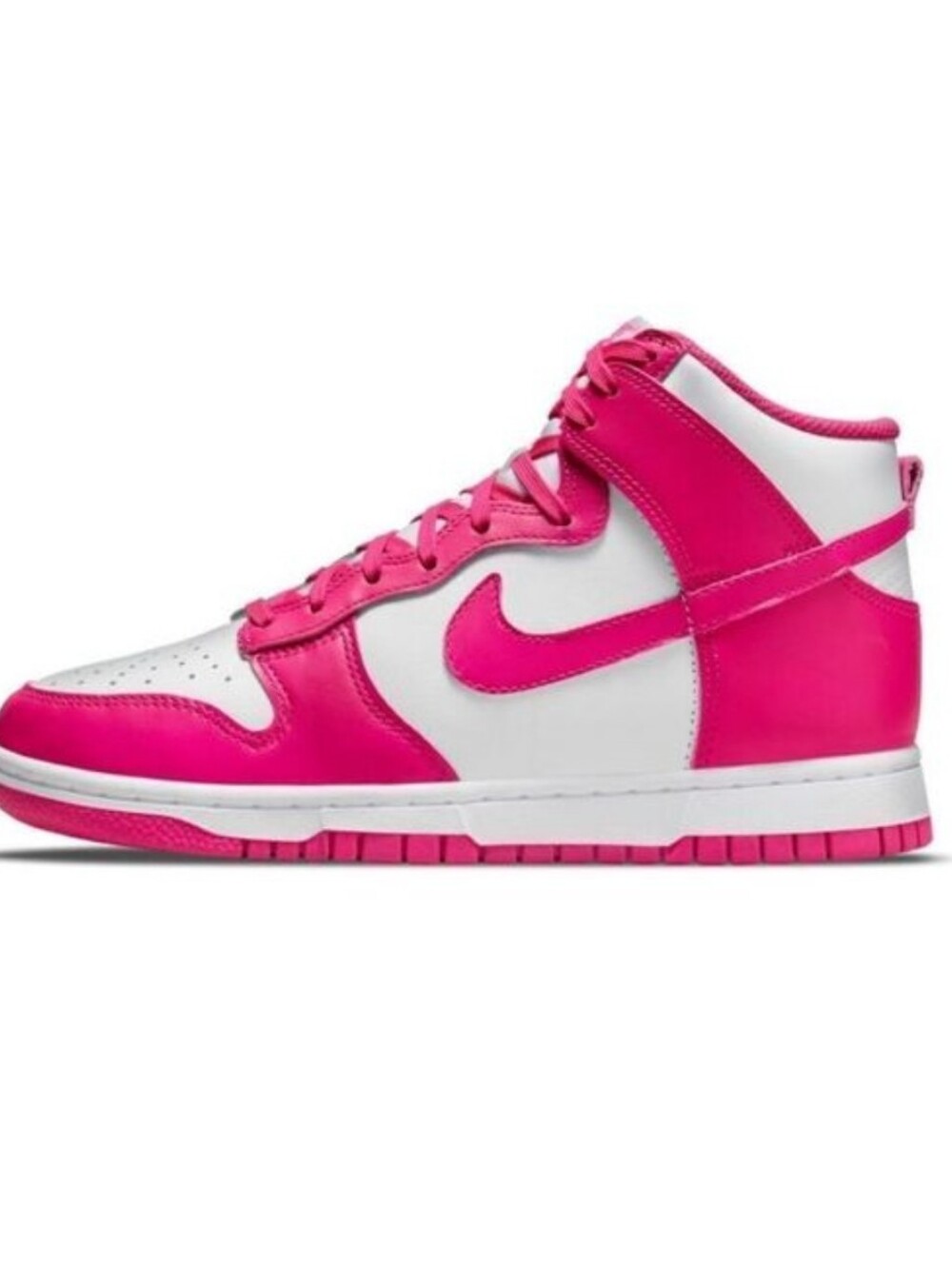 Nike Dunk High Prime Pink & White Combo Sneakers Women's Size 9